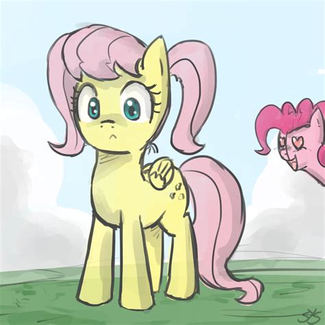 Pinkie Pie And Fluttershy Fluttershy Fan Art 28762832 Fanpop