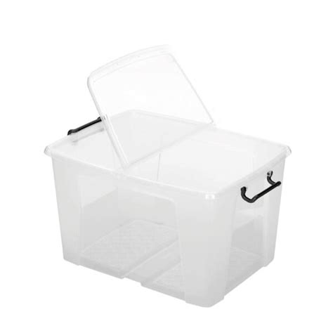 65 Litre Smart Storemaster Box With Folding Lid And Clip Handles