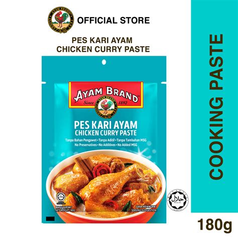 Ayam Brand Pes Kari Ayam Chicken Curry Paste 180g Shopee Malaysia