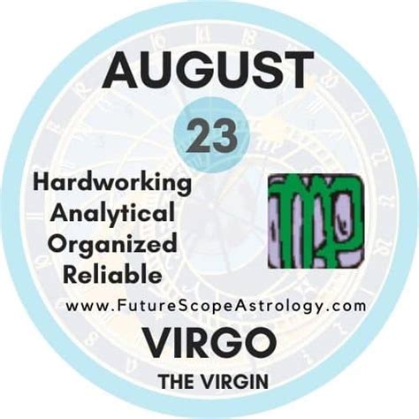 August 23 Birthday: Personality, Zodiac Sign, Compatibility, Ruling ...