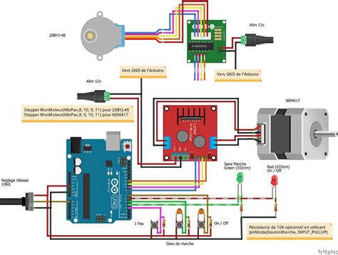 Contr Le D Un Moteur Pas Pas Avec Un L D Fran Ais Arduino Forum