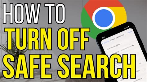 How To Turn Off Safe Search Mode On Google Iphone Youtube