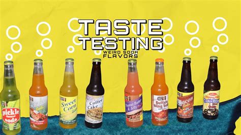 Fizzing Into The Unknown Epic Weird Soda Taste Test Youtube