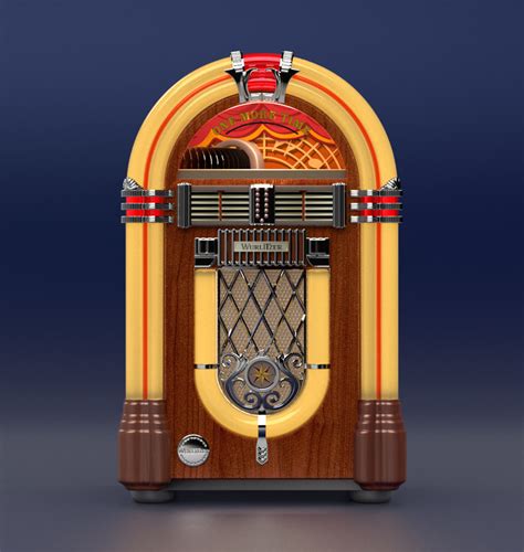 Wurlitzer Jukebox C4d