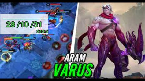 Dark Harvest Varus Aram Runes Build Patch High Elo Aram Youtube