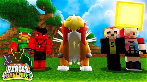 Minecraft POKÉHEROES ENCONTREI O LENDÁRIO ENTEI 08 YouTube