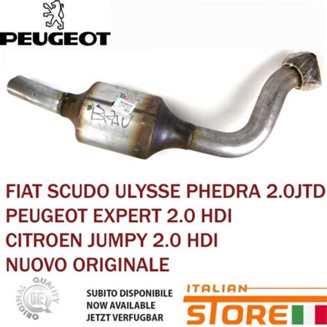 Fiat Scudo Peugeot Expert Citroen Jumpy Hdi Catalizzatore Originale