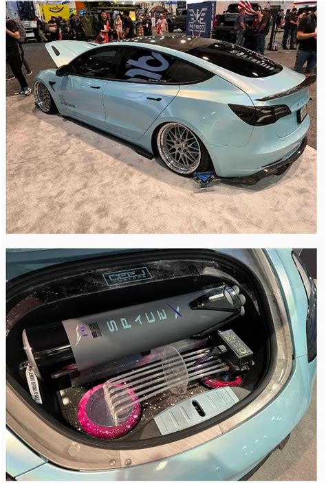 Tesla Kicking It At The Sema Show In Las Vegas Eye Candy Galore