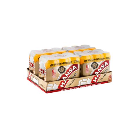 HANSA PILSNER CAN 500ML 4x6