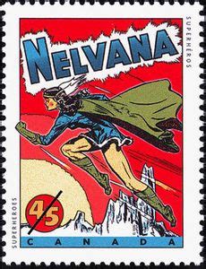 Stamp: Comics Characters- Nelvana (Canada) (Comic Book Superheroes) Mi:CA 1517,Sn:CA 1581,Yt:CA ...