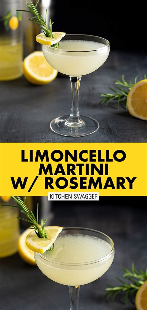 Limoncello Martini Recipe Kitchen Swagger