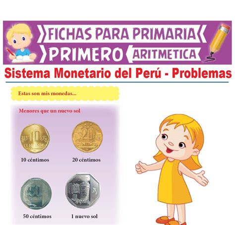 Ejercicios De Billetes Y Monedas Para Ni Os De Segundo De Primaria