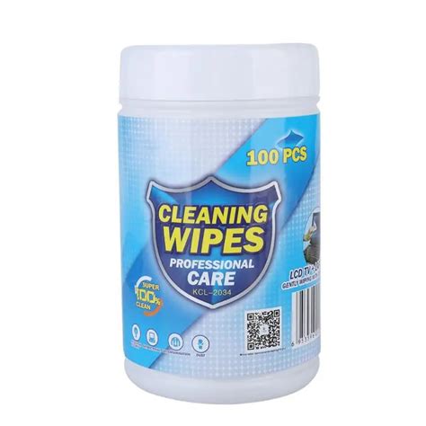 100PCS Screen Disinfecting Cleaning Wipes Tablets Laptop NoteBook Cleaning Wipes-in Computer ...