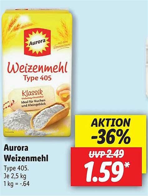 Aurora Weizenmehl Angebot Bei Lidl Prospekte De