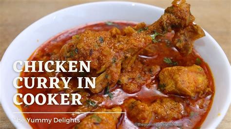 Quick Chicken Curry In Cooker Pressure Cooker Chicken Curry Easy