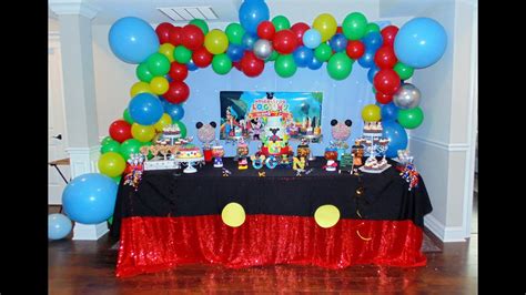 Mickey Mouse Clubhouse 1st Birthday Party Youtube