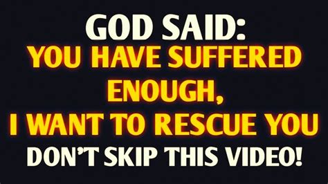 God Wants To Rescue You Today Don T Skip Him Most Powerful Miracle