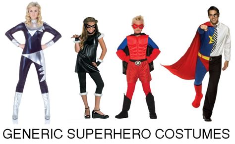 Generic Superhero Costumes for Halloween, Why Not?