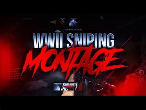 Call Of Duty WWII SNIPER MONTAGE Joined RewindAlliance YouTube