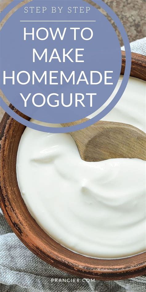 How To Make Homemade Yogurt Step By Step Prancier Homemade Yogurt