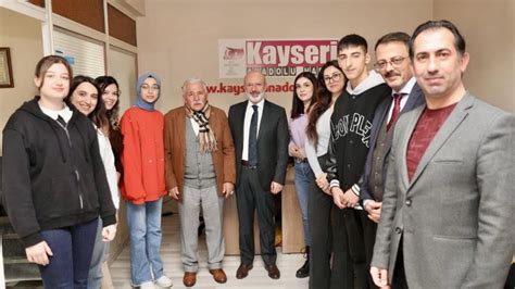 Olakbayrakdar Dan Kayseri Anadolu Haber E Ziyaret