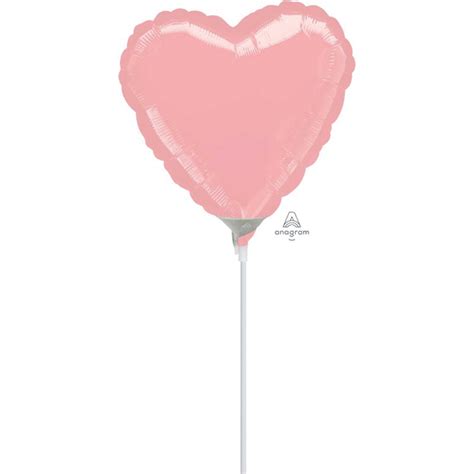 10cm Heart Pastel Pink A10 Amscan Asia Pacific