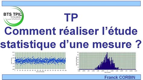 Comment réaliser l étude statistique d une mesure BTS TPIL YouTube