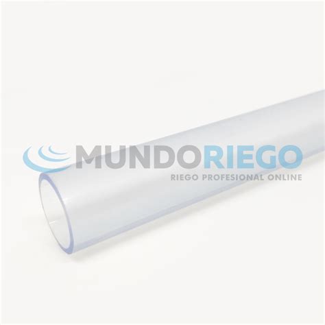 Tubo Pvc Transparente Mm Pn Mundoriego