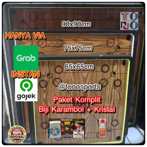 Jual Meja Karambol Carambol Paket Lengkap Biji Dan Cristal Shopee