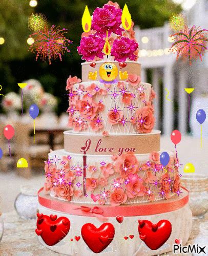 تورتة عيد ميلاد Happy Birthday Cake Pictures Happy Birthday Cakes