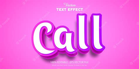 Premium Vector Cartoon Text Effect Editable Cool Pink Color Text Style