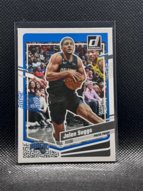 JALEN SUGGS 2023 Donruss 172 Prova Di Stampa Orlando Magic EUR 1 71