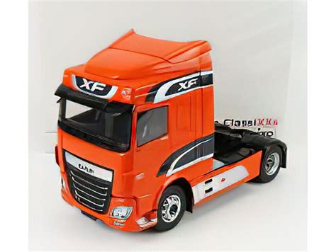 Daf Xf Space Cab Tractor Truck Assi Orange Silver