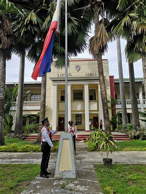 Xavier University A Solemn Flag Raising Ceremony In Xavier Ateneo