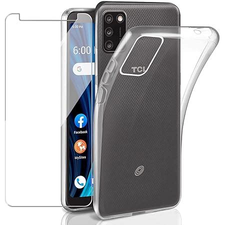 Amazon For Alcatel TCL A3X A600DL Case With Tempered Glass Screen