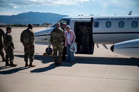 Gen Thomas Bussiere Arrives At Kirtland Air Force Base Air Force