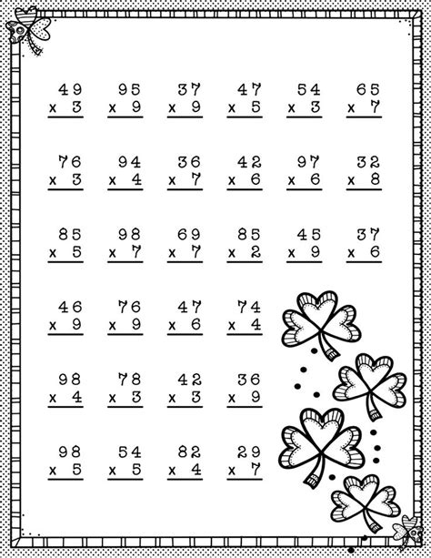 Continhas De Multiplicacao 1 Ano