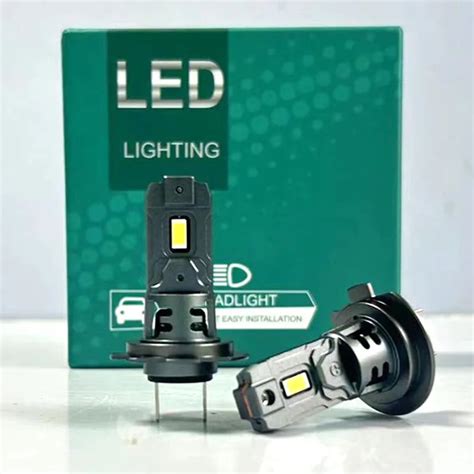 H7 LED Headlight Bulb Mini Wireless 1 1 Size 55W 11000LM 6500K CSP For