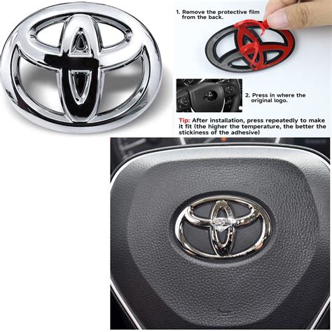 Sticker De Insignia Del Emblema Volante Coche Toyota Avanza Vios Wigo