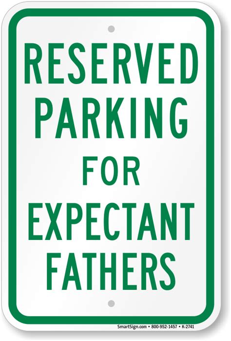 Expectant Mother Parking Signs Stork Parking Signs