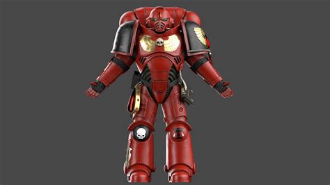 Primaris Space Marine 3D Model