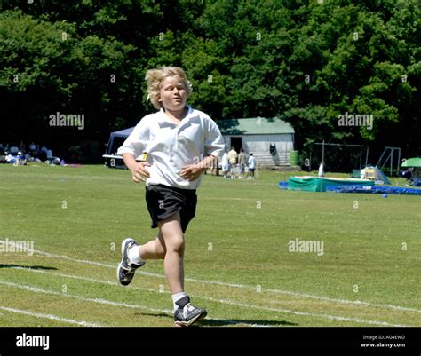 Children Competing School Sports Day Claremont Independent School