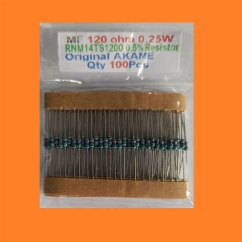 Jual Qty Pcs Mf Ohm W Rnm Ts Percent Resistor