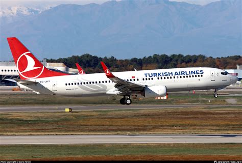 TC JHY Turkish Airlines Boeing 737 8F2 WL Photo By Mario Ferioli ID