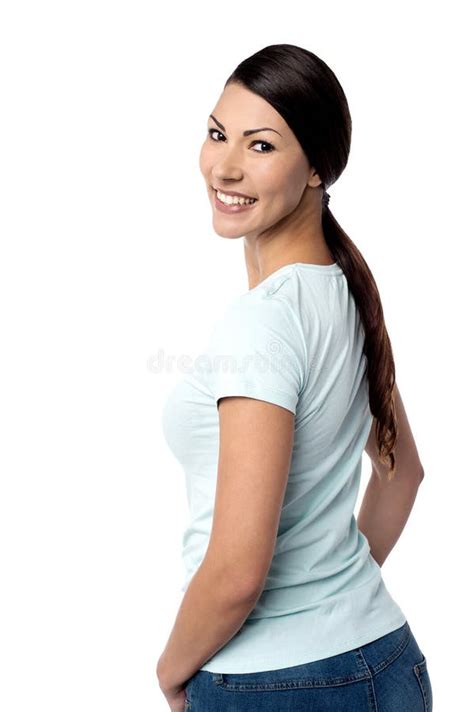 Side View Of Beautiful Naked Woman Stock Photo Image Of Gorgeous Bare