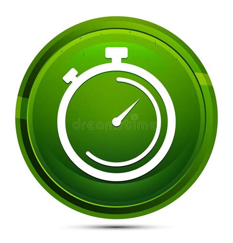 Stopwatch Icon Elegant Blue Round Button Illustration Stock Vector Illustration Of Accuracy