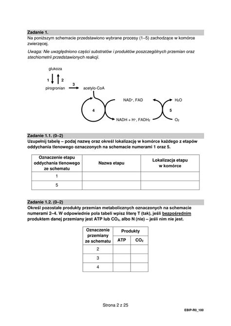 Matura Biologia Poziom Rozszerzony Arkusze I Odpowiedzi