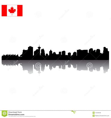 Vancouver Skyline Vector At Vectorified Collection Of Vancouver