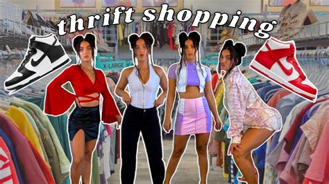 Thrifting My Dream Wardrobe Try On Thrift Haul With Prices Youtube