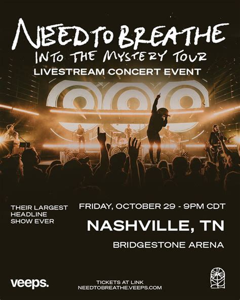 NEEDTOBREATHE To Livestream First-Ever Headline Show at Nashville, TN’s ...